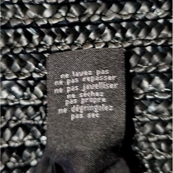 Deena & Ozzy Wheat Straw Paille De Ble Woven Shoulder Bag - Golden Chain - Picture 4 of 16